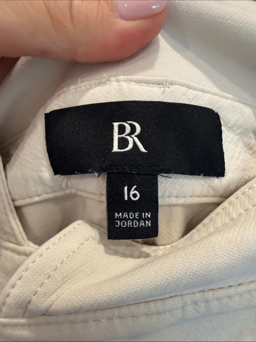 Banana Republic Cream Cargo Utility Pants